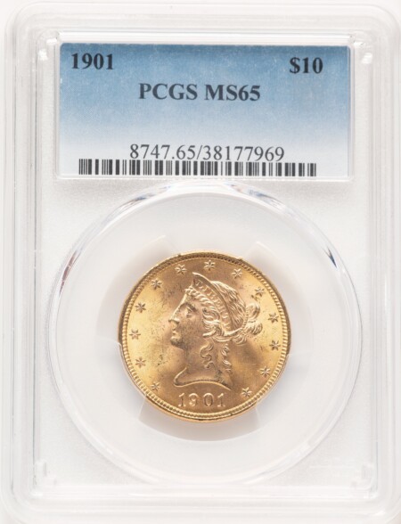 1901 $10 65 PCGS