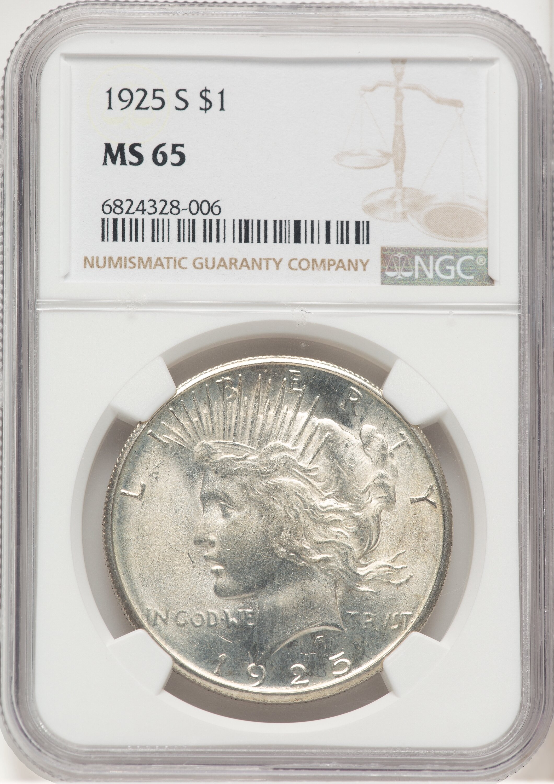 1925-S S$1 65 NGC