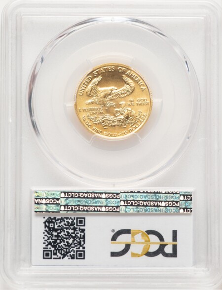 1988 Gold Eagle 1/4 oz Blue Gradient 69 PCGS