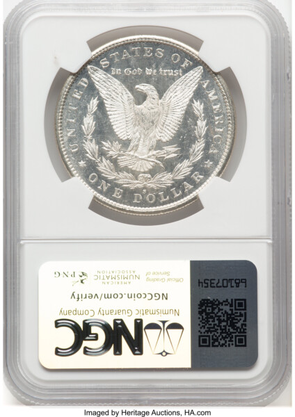 1880-S S$1 NGC Plus 67 NGC