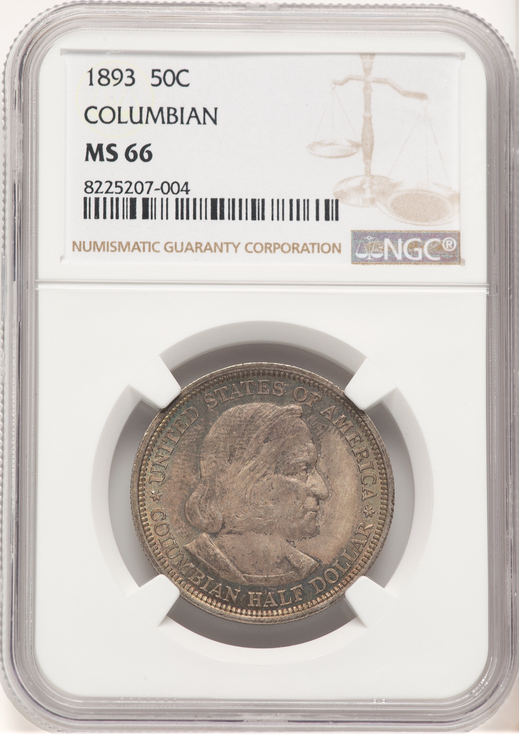 1893 50C COLUMBIAN 66 NGC