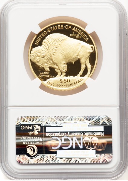 2013-W Proof Gold Buffalo 1 oz ER Blue 70 NGC