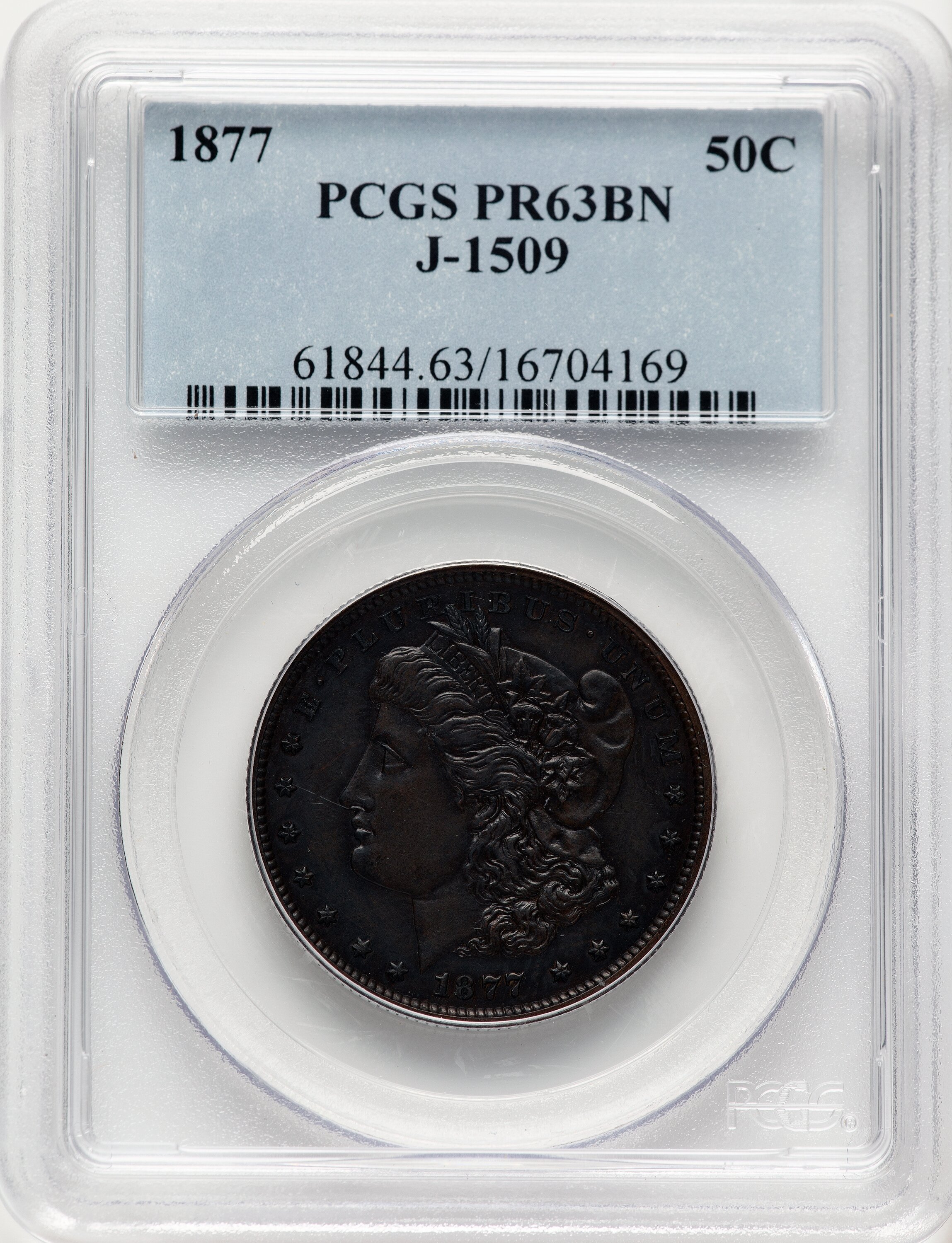 1877 50C J-1509, BN 63 PCGS