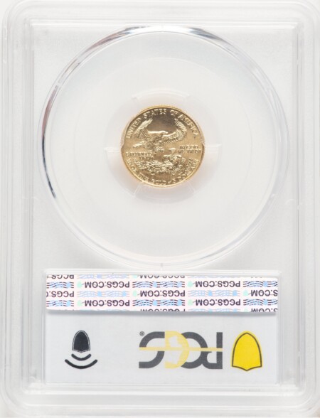 1992 $5 Tenth-Ounce Gold Eagle, MS 70 PCGS