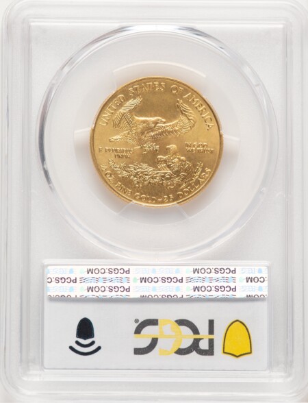 2001 Gold Eagle 1/2 oz Blue Gradient 69 PCGS