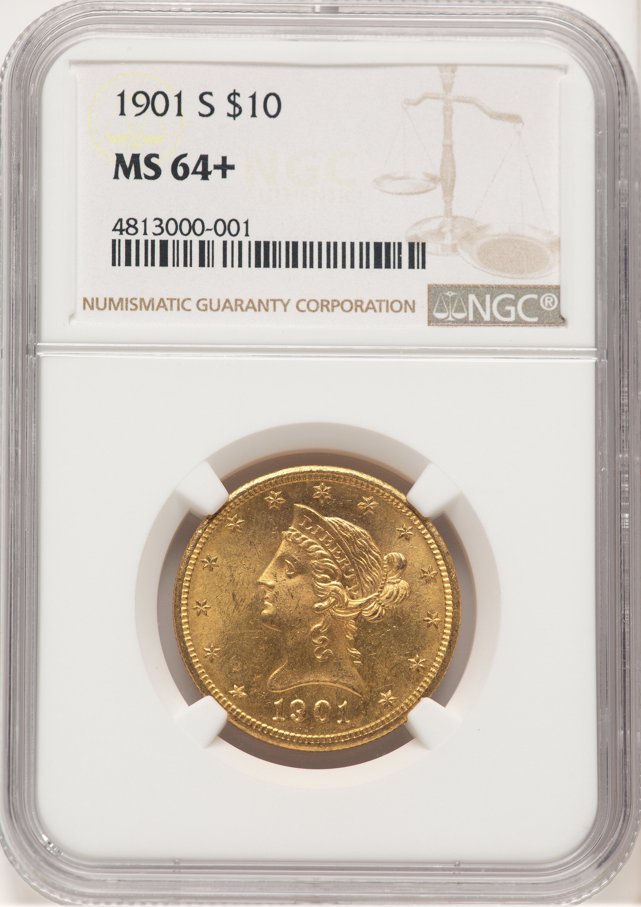 1901-S $10 NGC Plus 64 NGC