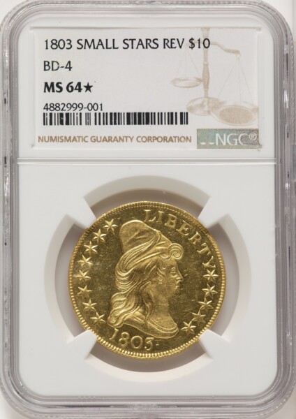 1803 $10 BD-4 64 NGC