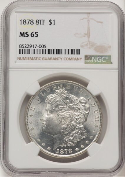 1878 8TF S$1 65 NGC