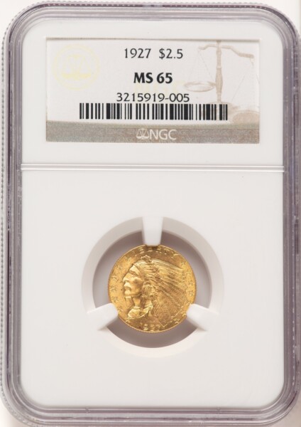 1927 $2 1/2 65 NGC