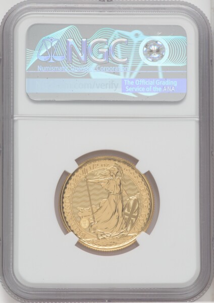 2023 G.B. G50 BRITANNIA-KC III OBVERSE 3RD COIN STRUCK 70 NGC