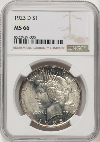 1923-D S$1 66 NGC