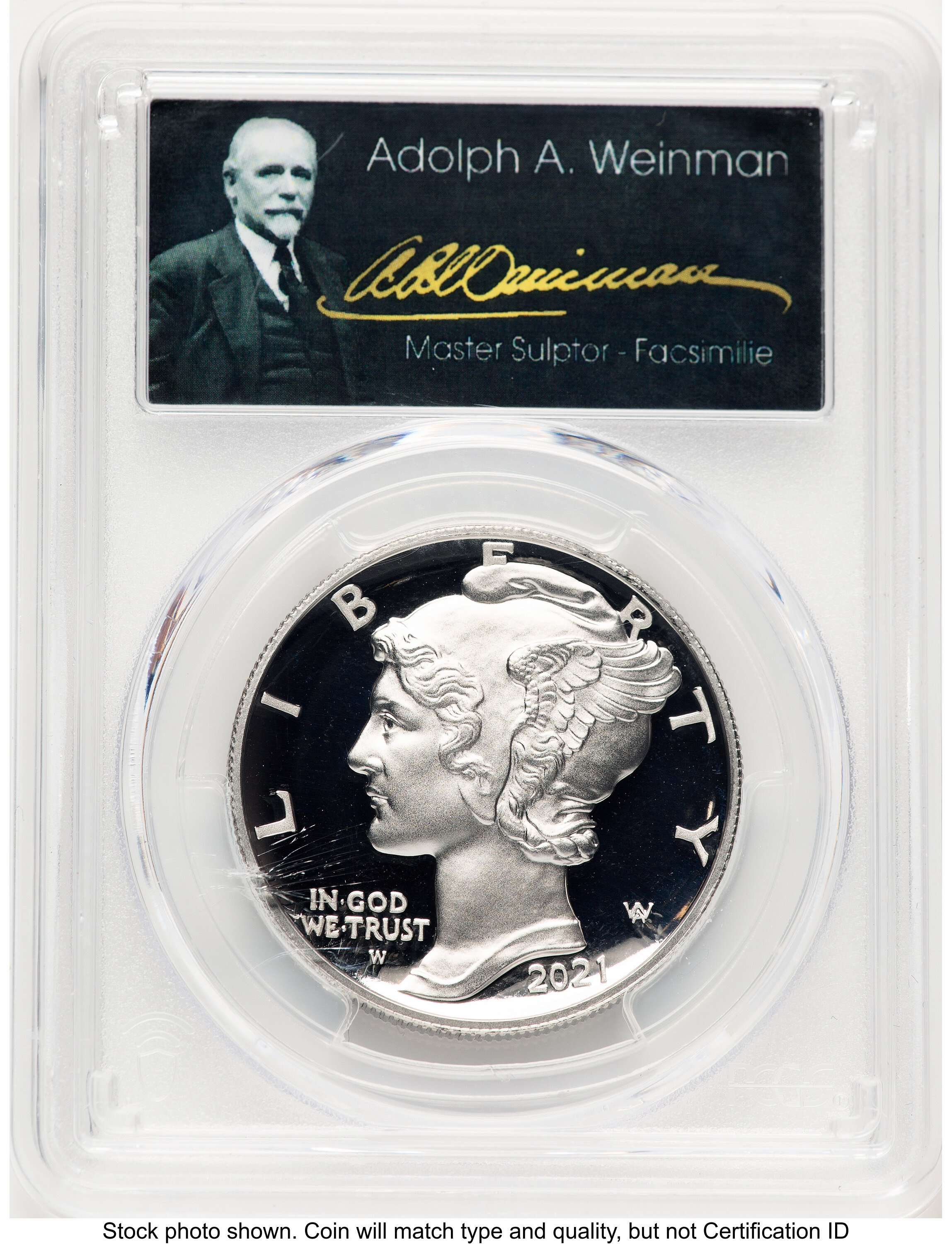 2021-W Palladium Eagle 1 oz, PR FS Adolph Weinman 70 PCGS