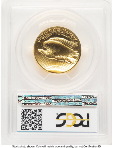 2009 G$20 Ultra High Relief, PL Blue Gradient 70 PCGS