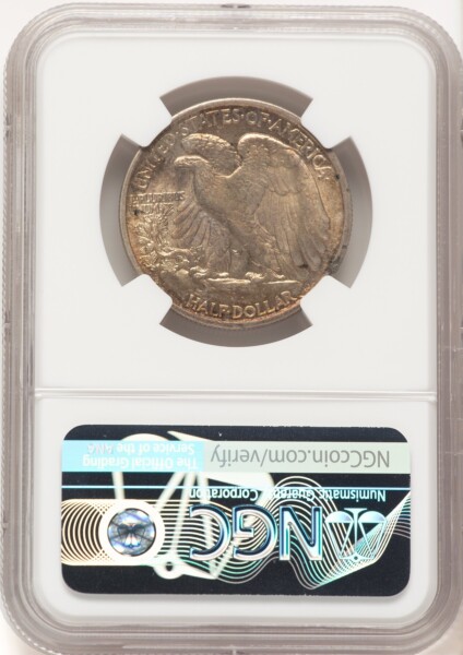1917-S 50C REVERSE 64 NGC
