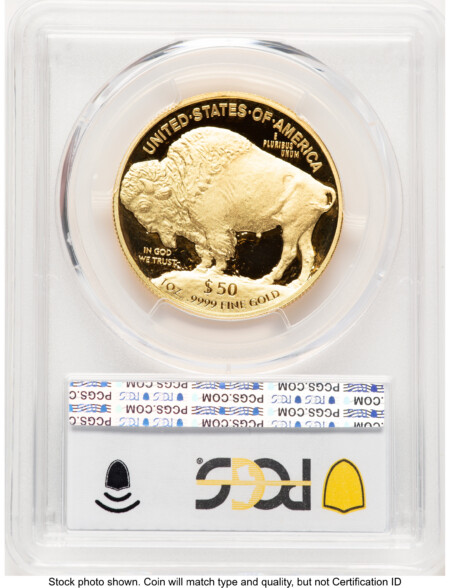 2015-W Proof Gold Buffalo 1 oz Blue Gradient 70 PCGS
