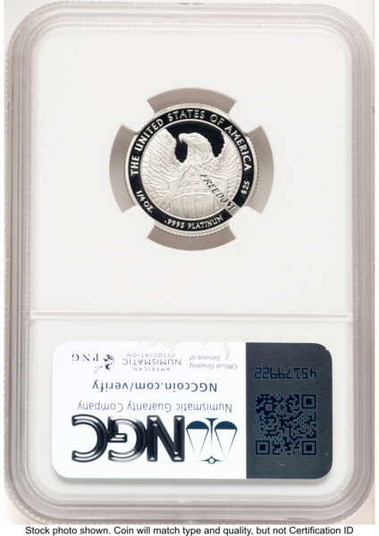 2007-W Proof Platinum Eagle 1/4 oz Brown Label 70 NGC