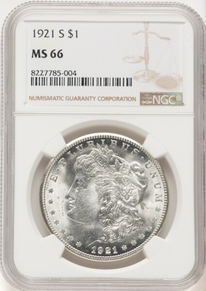 1921-S S$1 66 NGC