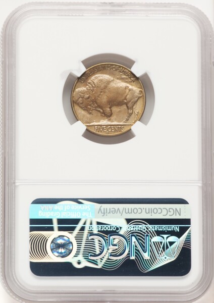 1937-D 5C Three-Legged, FS-901, MS 58 NGC