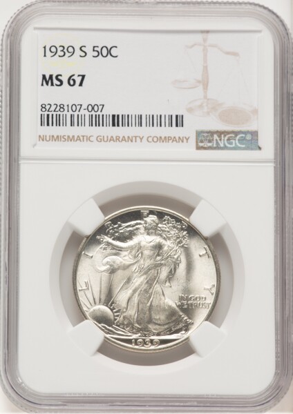 1939-S 50C 67 NGC