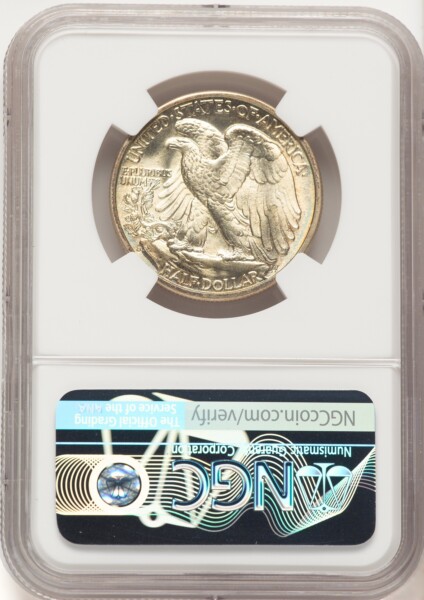 1936-D 50C, MS 67 NGC