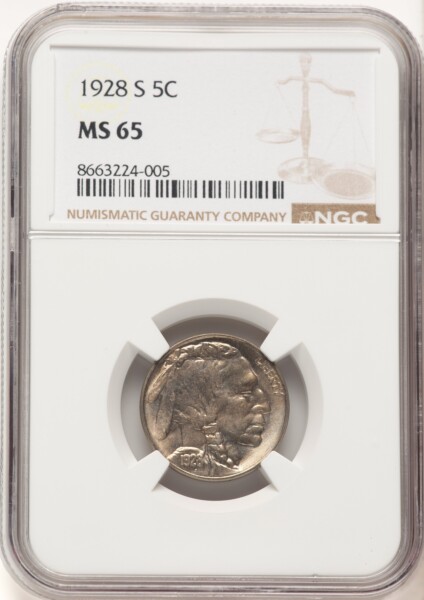 1928-S 5C 65 NGC
