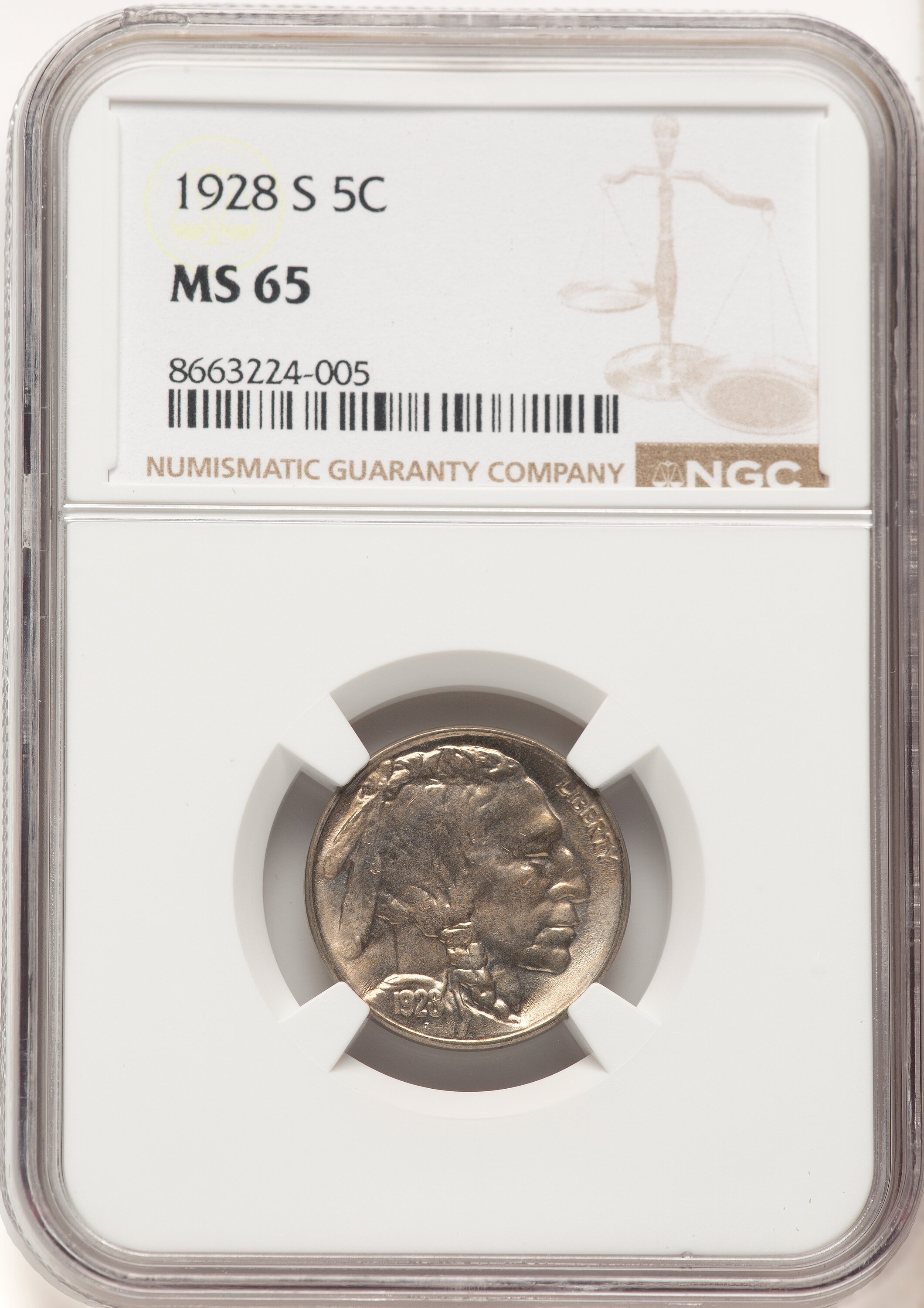 1928-S 5C 65 NGC