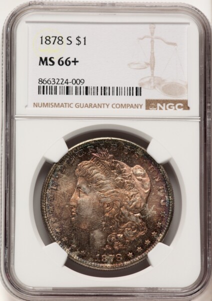 1878-S S$1 NGC Plus 66 NGC