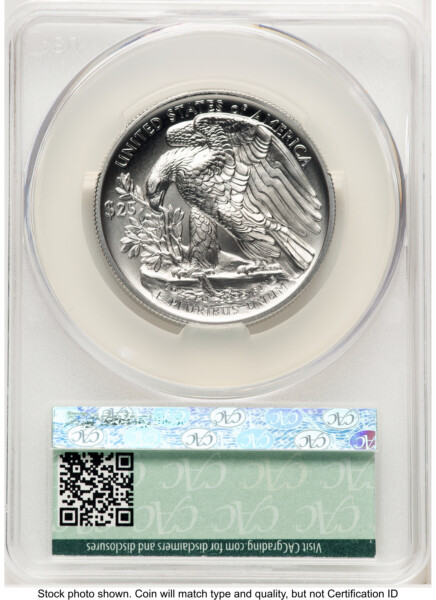 2020-W Palladium Eagle 1 oz Burnished Non Designation 70 CACG
