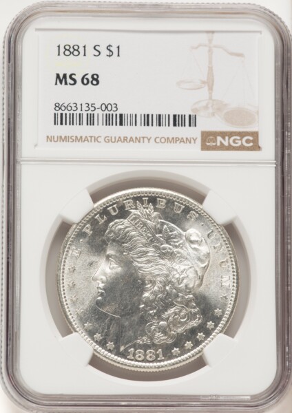 1881-S S$1 68 NGC