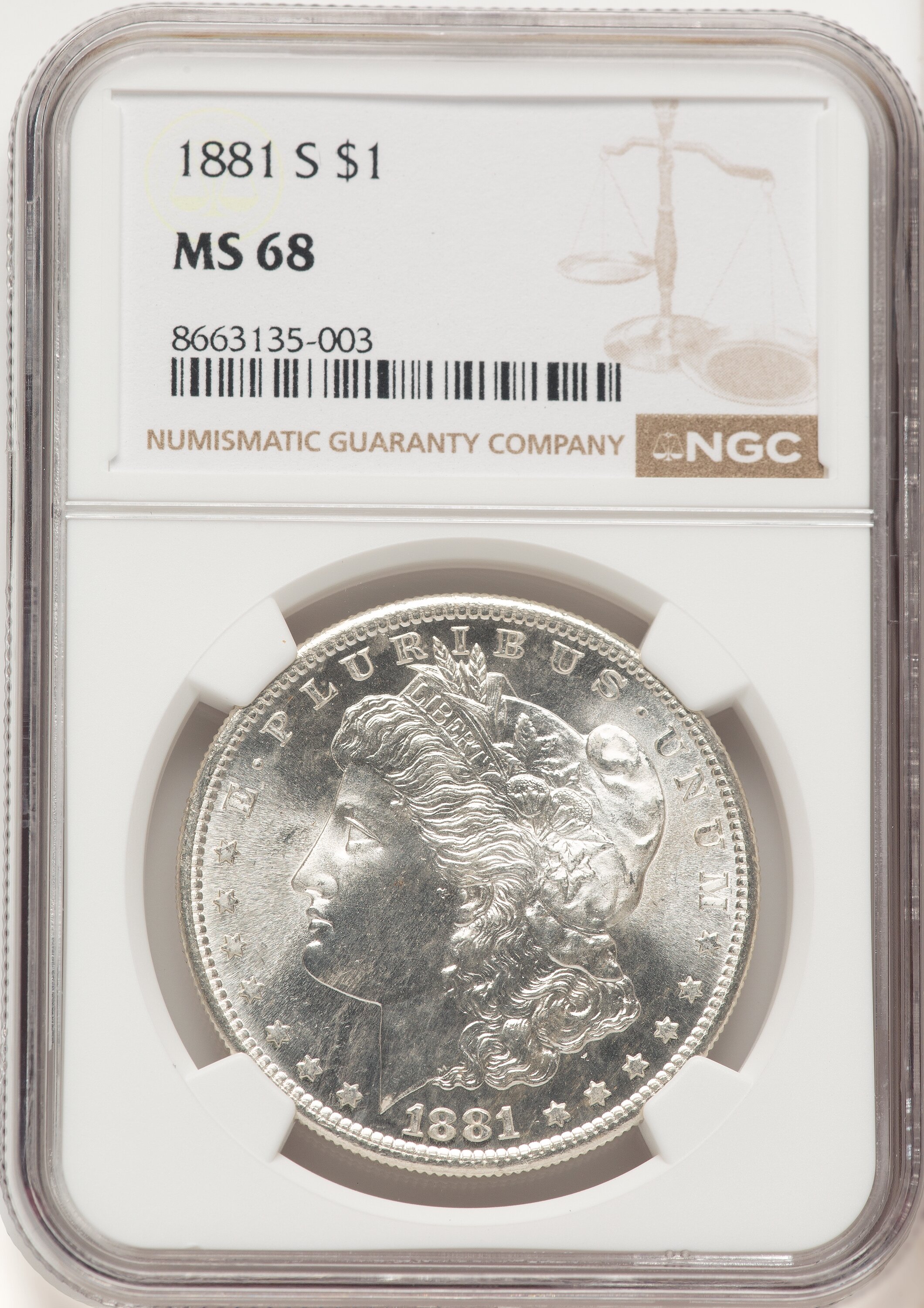 1881-S S$1 68 NGC