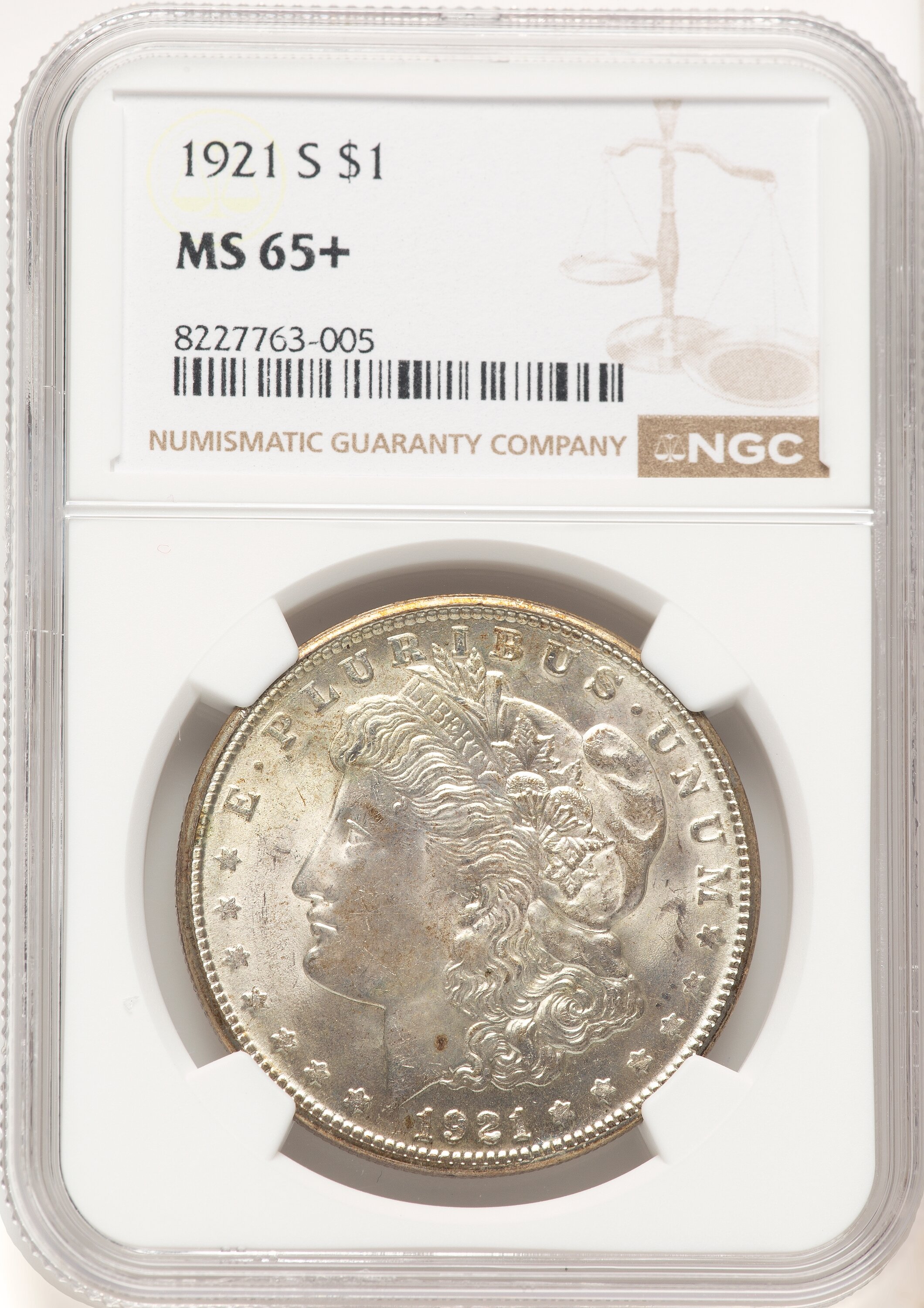 1921-S S$1 NGC Plus 65 NGC
