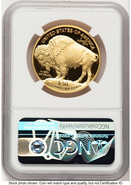 2017-W Proof Gold Buffalo 1 oz Mike Castle 70 NGC