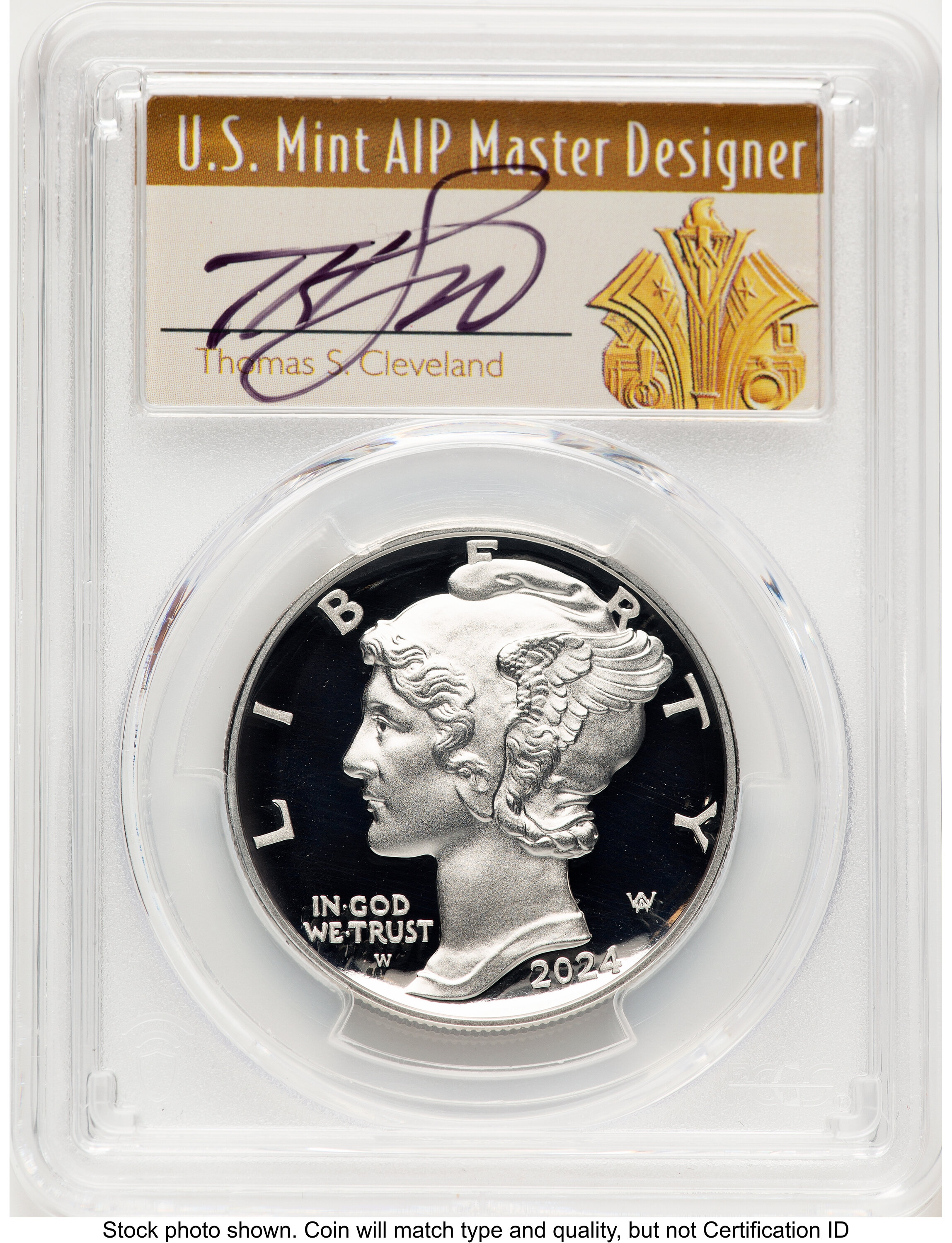 2024-W Palladium Eagle 1 oz, PR AR Thomas Cleveland Art Deco 70 PCGS