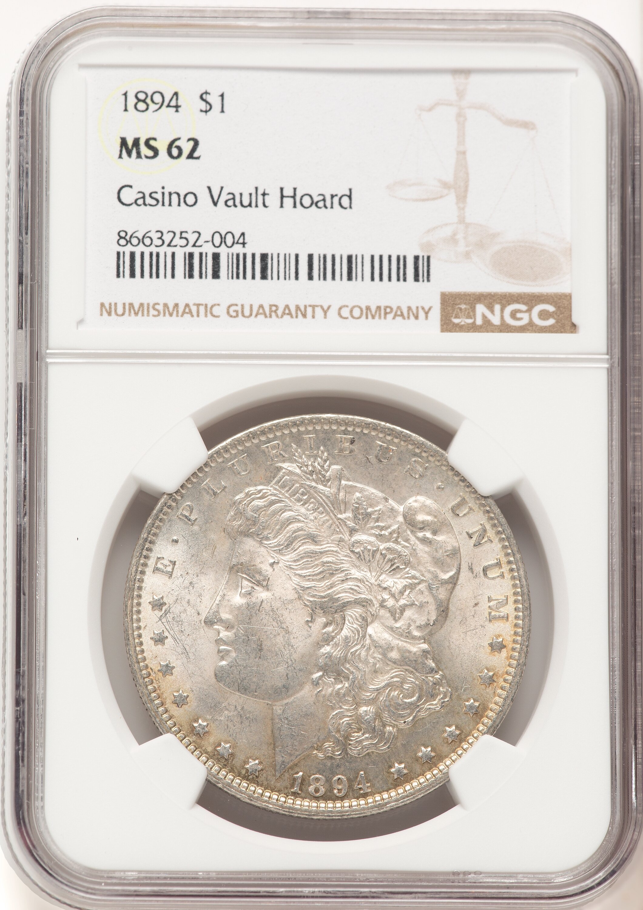 1894 S$1 62 NGC