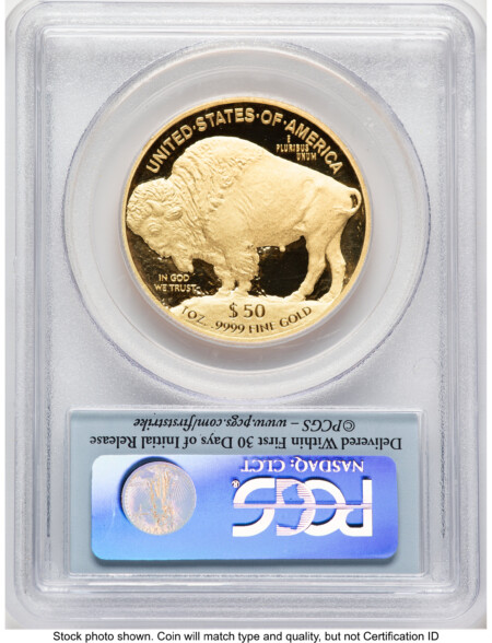 2009-W Proof Gold Buffalo 1 oz FS Bison Label 70 PCGS