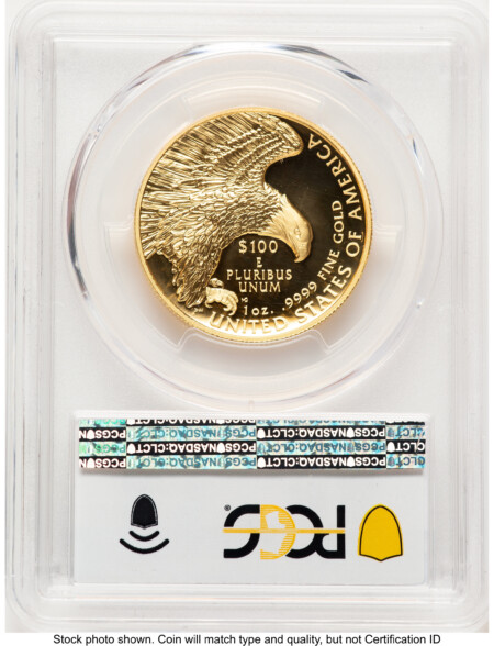 2019-W G$100 American Liberty High Relief, Enhanced, PL  WP Mint Hoard Struck at West Point Label 70 PCGS