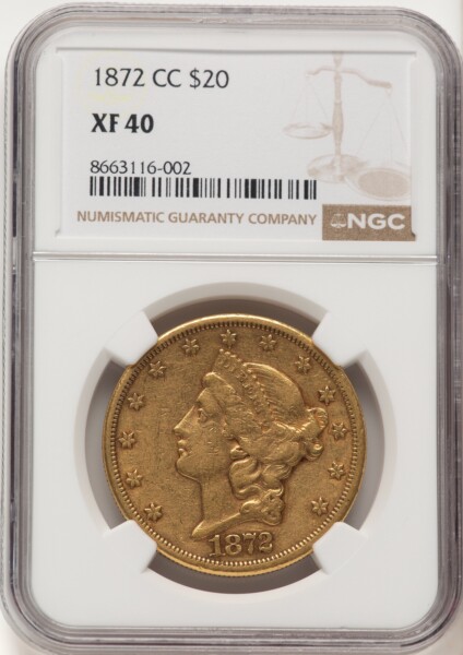 1872-CC $20 40 NGC