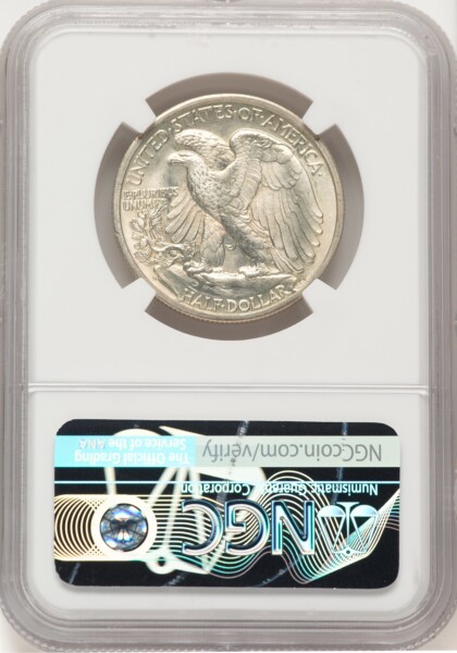 1944-S 50C, MS 67 NGC