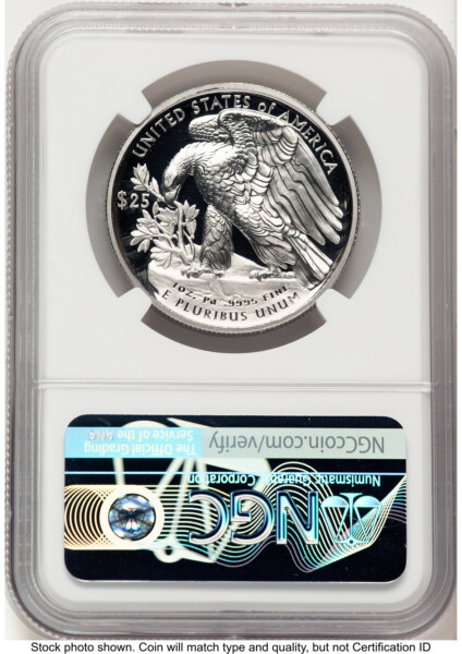 2021-W Palladium Eagle 1 oz, PR FDI Mike Castle 70 NGC
