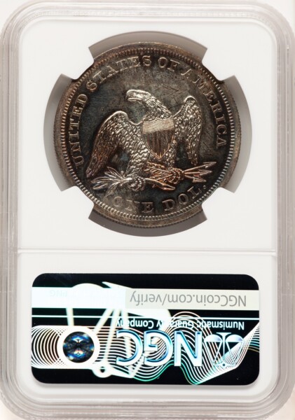 1862 S$1 64 NGC
