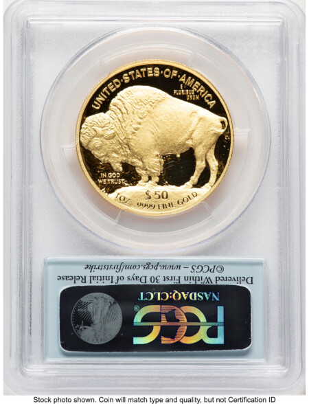 2014-W Proof Gold Buffalo 1 oz FS Bison Label 70 PCGS