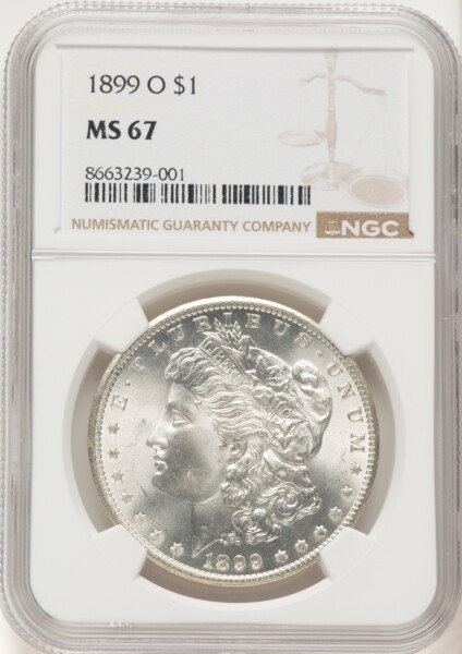 1899-O S$1 67 NGC
