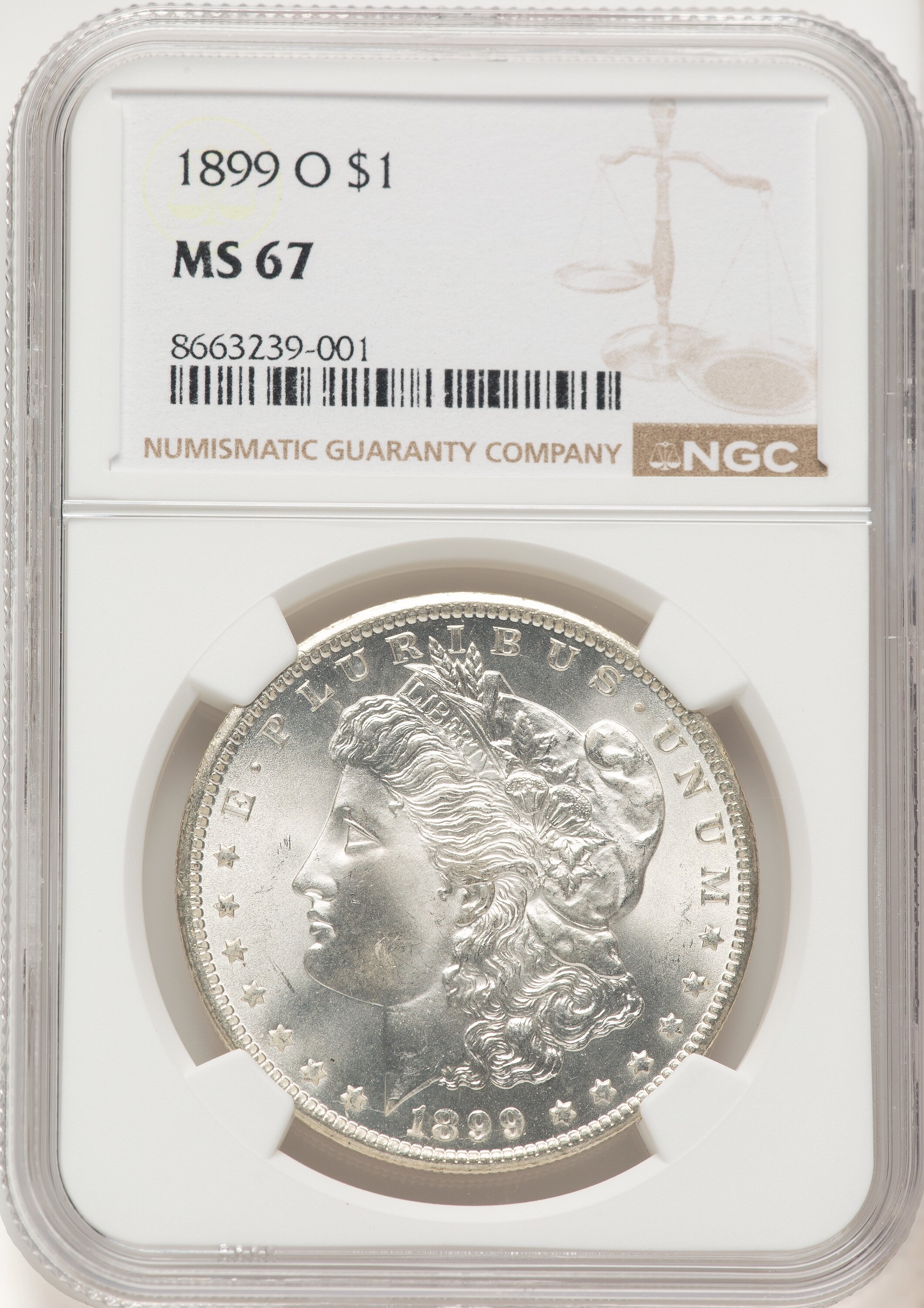 1899-O S$1 67 NGC
