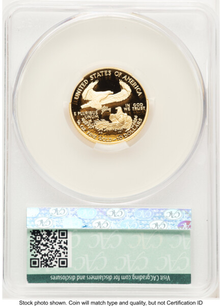 2006-W Proof Gold Eagle 1/4 oz Non Designation 70 CACG