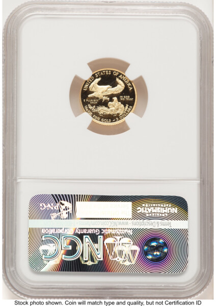 2016-W Proof Gold Eagle 1/10 oz Brown Label 70 NGC