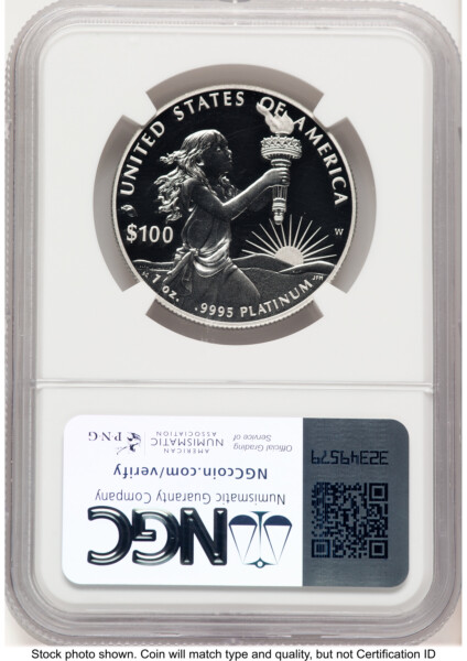 2014-W Proof Platinum Eagle 1 oz Brown Label 70 NGC