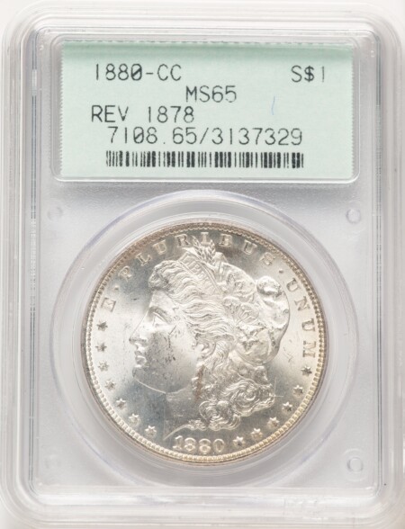 1880-CC S$1 Reverse of 1878 65 PCGS