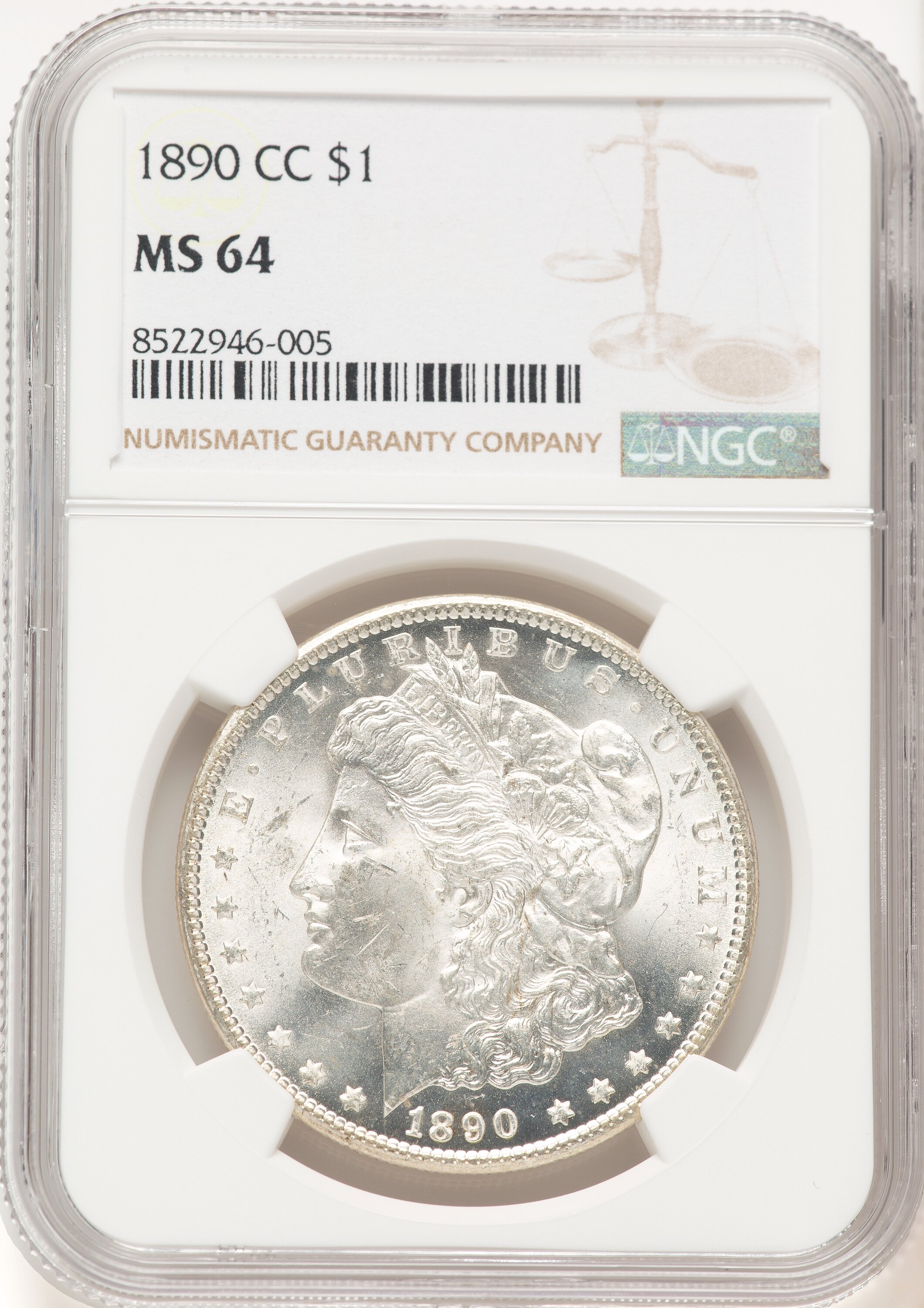 1890-CC S$1 64 NGC