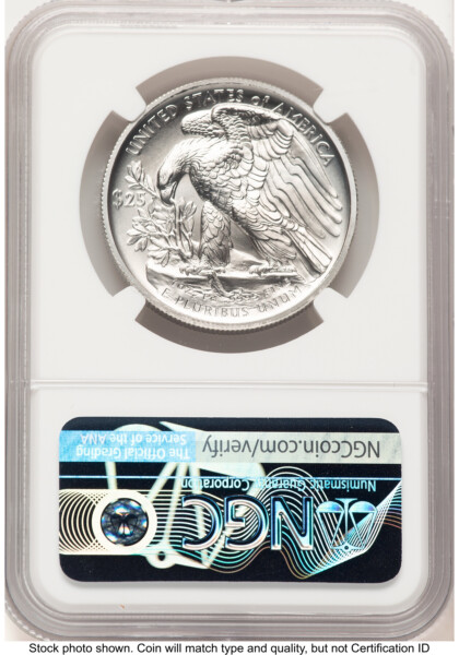 2020-W Palladium Eagle 1 oz Burnished ER Palladium Label 70 NGC