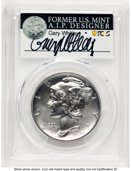 2020-W Palladium Eagle 1 oz Burnished FDI Gary Whitley 70 PCGS